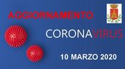 CORONAVIRUS: AGGIORNAMENTO DEL 10 MARZO 2020 - CHIUSURA UFFICI COMUNALI
