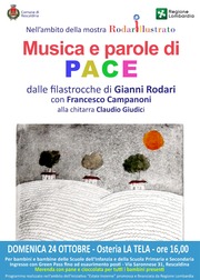 MUSICA E PAROLE DI PACE DALLE FILASTROCCHE DI GIANNI RODARI