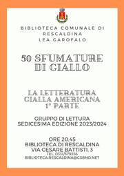 GRUPPO DI LETTURA - BIBLIOTECA COMUNALE
